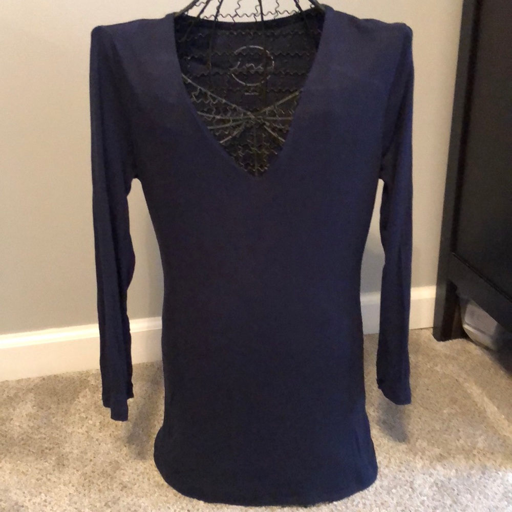 Stretch Thermal V-neck Top
